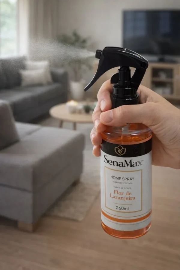 Spray Para ambientes e tecidos Flor de laranjeira 260ml - Laranja