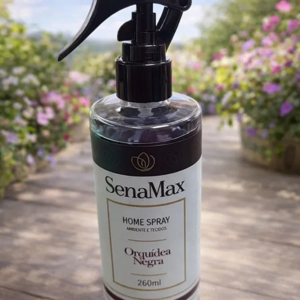 Spray Para ambientes e tecidos Orquídeas Negras 260ml - Roxa