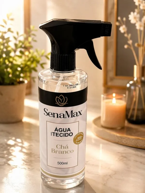 Agua para tecido Chá branco 500ml - Transparente - 3