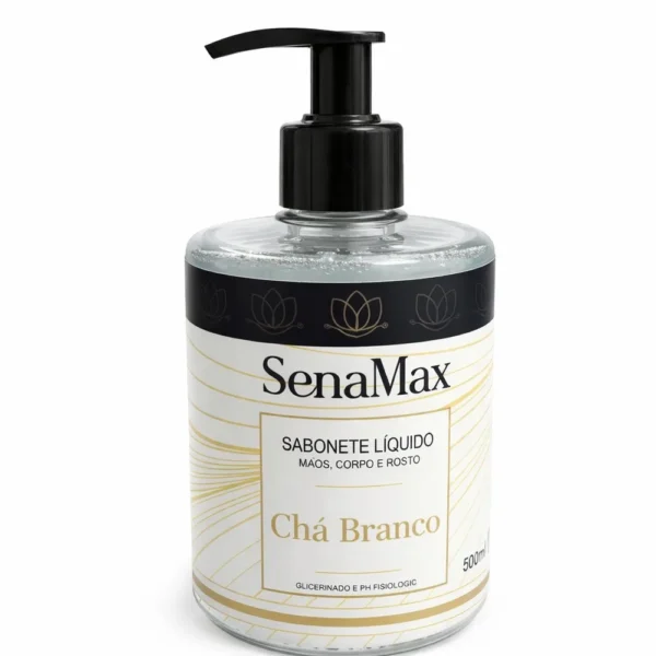 Sabonete liquido Chá branco 500ml - Transparente - 3