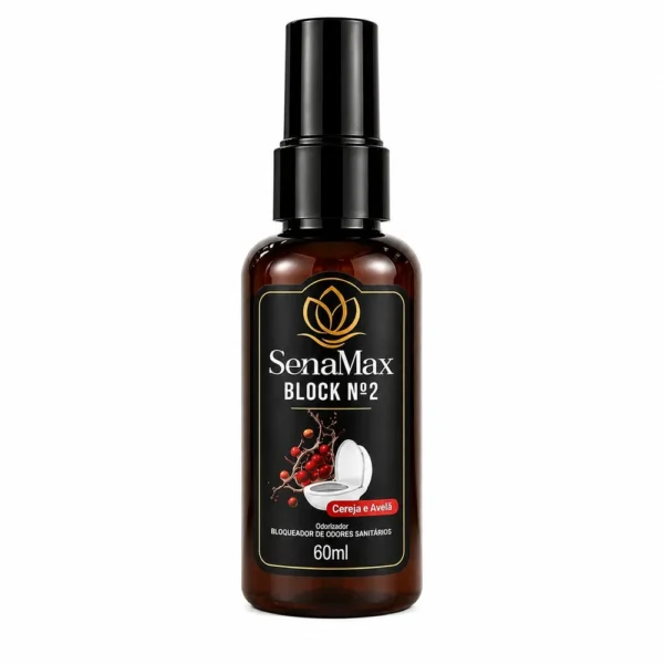Bloqueador de Odores Sanitário Cereja e Avelã 60ml - 4