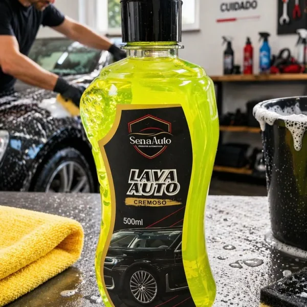 Lava Auto liquido cremoso 500ml - verde - 4