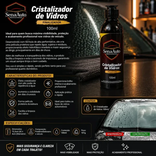 Cristalizador de Vidros 100ml - 3