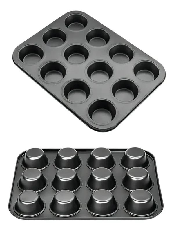 Forma Para Cupcakes Antiaderente 12 Cavidade - 2