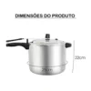 007883-7 Panela de Pressão Alumínio Roque 10 Litros - 7