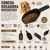 01402-3 Concha Dosadora para Rações Pegador Pá Preta - 3