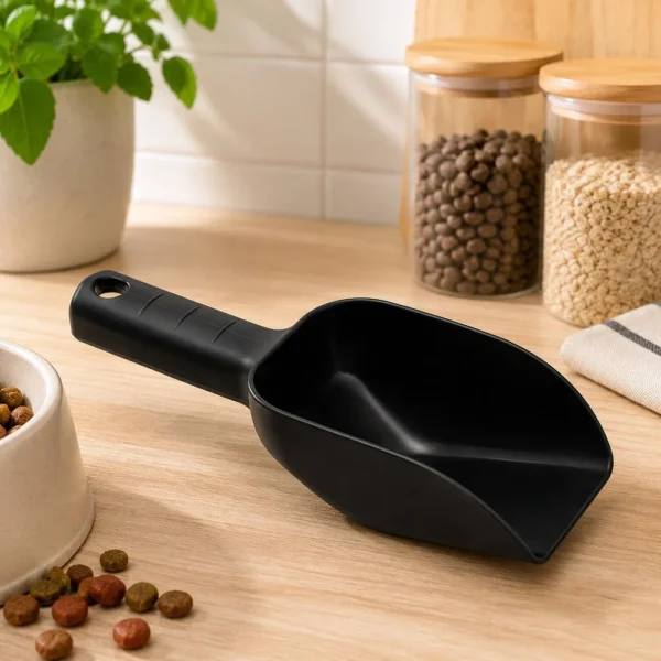 01402-4 Concha Dosadora para Rações Pegador Pá Preta - 4
