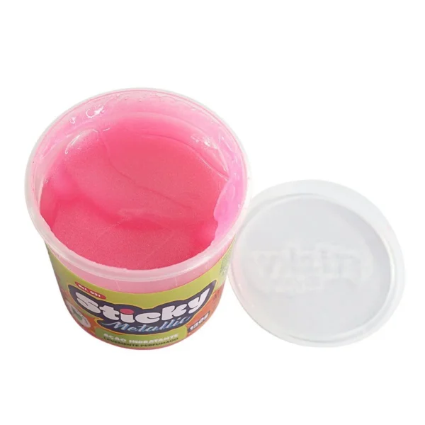 019-1 01 Pote de Slime Geleca 130g Coloridas Neon- Sortido