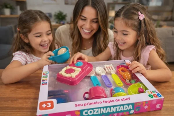 0284-2 Kit Cozinha Infantil Brinquedo Com Acessórios e Utensílios - 2