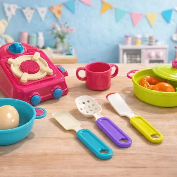 0284-3 Kit Cozinha Infantil Brinquedo Com Acessórios e Utensílios - 3