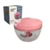 0347-2 Processador De Alimentos Manual Triturador Com 3 Lâminas 500ml Rosa - 2