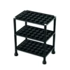 0459-1 Organizador Modular 3 andares em Plástico Preto
