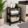 0459-4 Organizador Modular 3 andares em Plástico Preto - 4