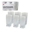 0478TP-4 Jogo 6 Copos Quadrado Texas Vidro 290ml - 4