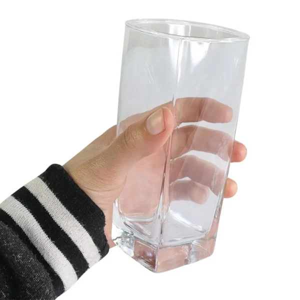 0478TP-5 Jogo 6 Copos Quadrado Texas Vidro 290ml - 5