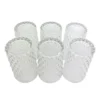 Conjunto 6 Copos de Vidro Bico de Jaca 370ml - 6