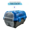 Caixa de Transporte para Pet - Azul e Preto - 5