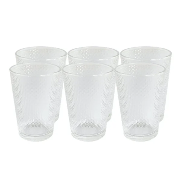 Kit 6 Copos de Vidro 200ml Arizona Transparente - 3