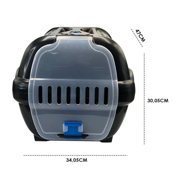 Caixa de Transporte para Pets - Preto e Azul - 2