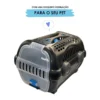 Caixa de Transporte para Pets - Preto e Azul - 5