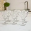 0550EG-4 Jogo de Taças de Vidro Diamante 340 ml com 6 peças - 4
