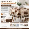 Toalha de Mesa Térmica Redonda Sortida 1,35cm - 2