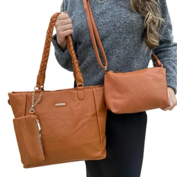 063-CR-1 Kit 3 Peças Bolsa Feminina