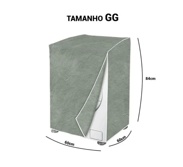 0807-1 Capa Maquina de Lavar Flanelada - 2