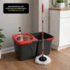 Mop Giratório Duo 360° Powermaid com Balde Duplo e Centrífuga em Aço Inox - 9
