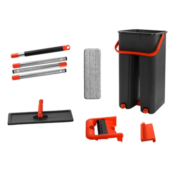 1.26044.36.1011-2 Flat Mop Rodo Lava e Seca com Balde e 1 Refil - 2