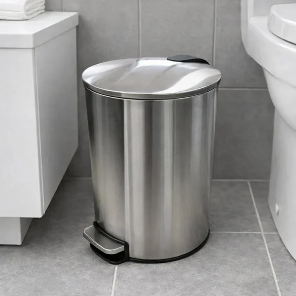 1.26052.02.1000-4 Lixeira Inox 5L Slim com Pedal - 4