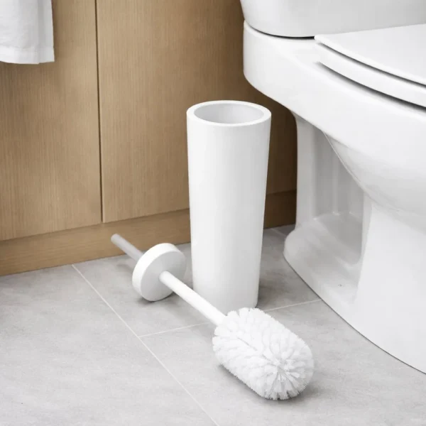 Escova Sanitária Matte com Suporte - Branca - 6