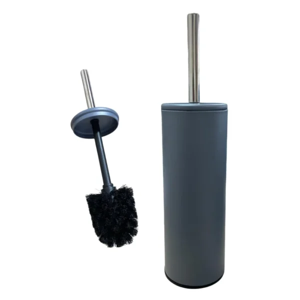1.26088.80.8648-2 Escova Sanitária Matte com Suporte - Cinza - 2