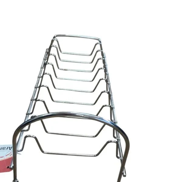 ESCORREDOR DE PRATOS CROMADO 34CM - 8 PRATOS