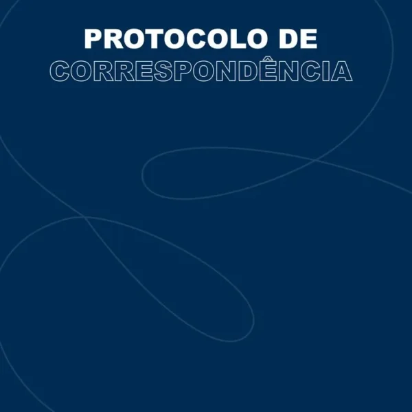 Livro Protocolo de Correspondência 104 Folhas - Azul