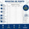 10023-1 Livro Registro de Ponto 100 Folhas