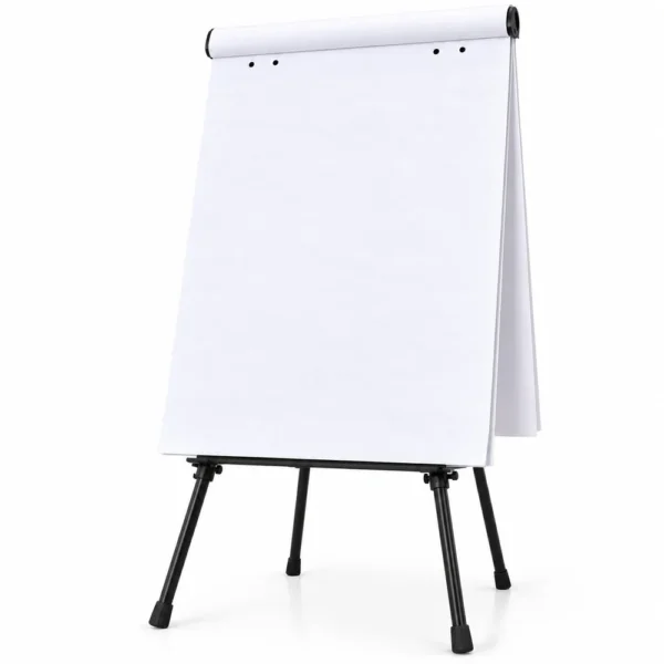 10032-2 Bloco Flip Chart Anotações Aulas Palestras Folhas Papel 50 Folhas 630 x 800mm -Branco