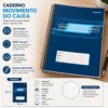 Livro Movimento de Caixa de 100 Folhas - Azul - 2