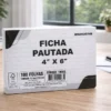 10065-3 Ficha Pautada 4'' x 6'' 100 Folhas - 3