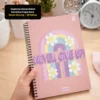 Caderno Universitário Feminino Capa Dura Never Give Up – 80 folhas - 2
