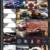 10164-2 Caderno Universitário Carro Turbo Capa Dura 1 Matéria – 80 folhas - 2