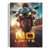 10167-1 Caderno Universitário Moto Extreme 1 Matéria – 80 folhas