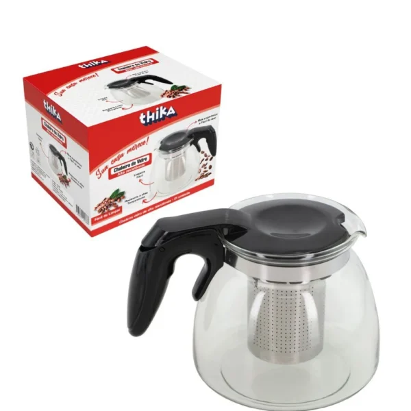 103008-4 Chaleira de Vidro 350ml - Preta - 4