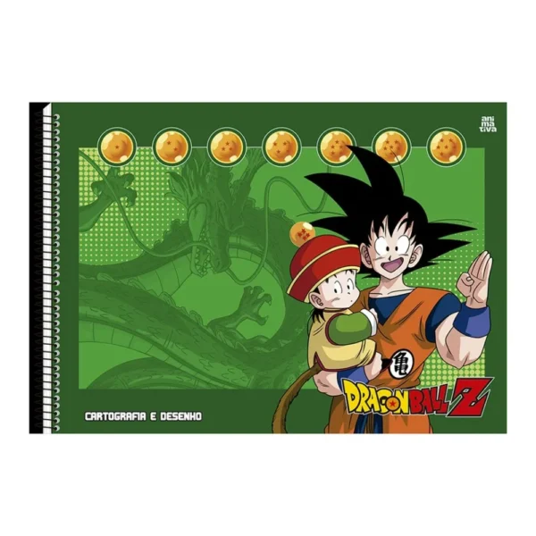 Caderno de Cartografia e Desenho Dragon Ball Z - Sortido - 2
