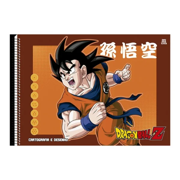 Caderno de Cartografia e Desenho Dragon Ball Z - Sortido - 4