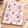 10391-1 Caderno Universitário Love Music 80