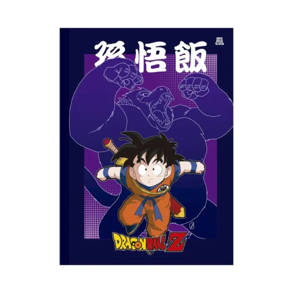 10437-7 Caderno Costurado Dragon Ball Z 80 folhas - Sortido - 7
