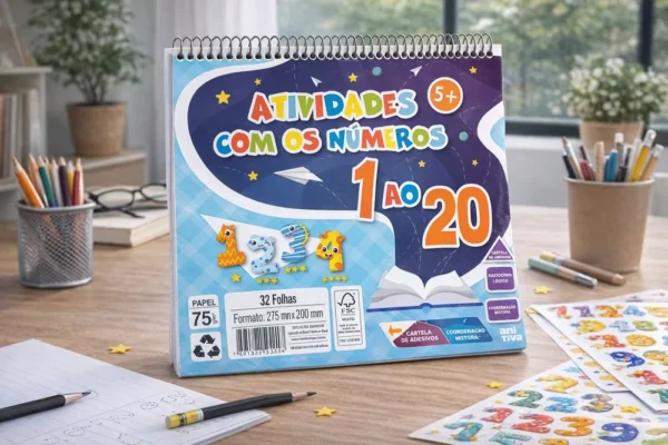 Caderno de Atividades Com Números 32 Folhas - 2