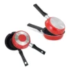 10735-1-1 Frigideira Dupla Hamburgueira e Omeleteira Antiaderente 14cm Vermelha
