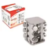 Porta Condimentos e Temperos Giratório com 12 Potes em Aço Inox e Vidro - 2